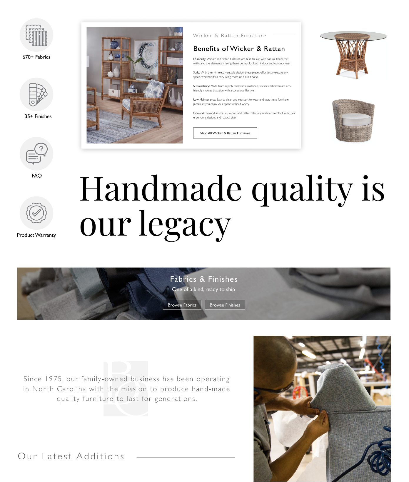 UI components and design-system elements for the Braxton Culler site