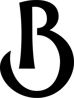 The Bynx B monogram in black