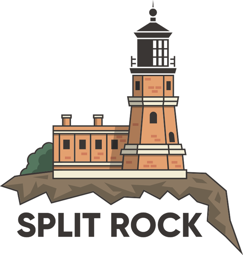 Illustrated icon of the Split Rock Lighthouse