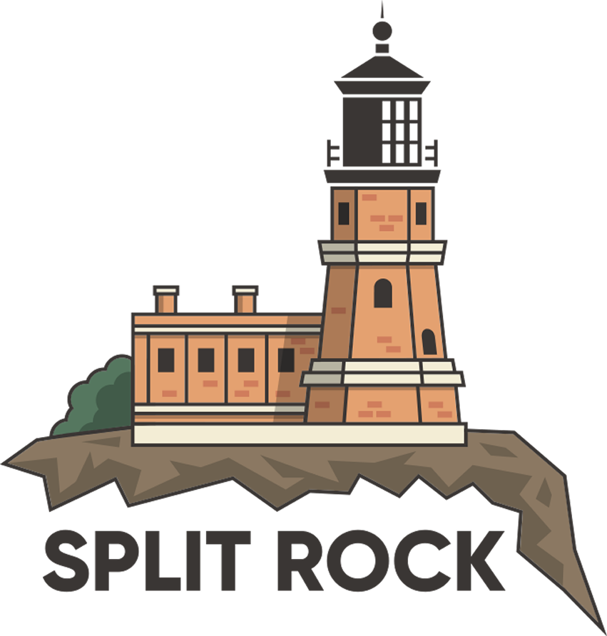 Illustrated icon of the Split Rock Lighthouse